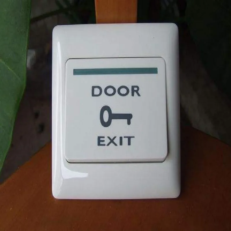 

86*86MM 86type 220v Office buildings Home hotel entrance guard switch exit switch push button wall switch free shipping