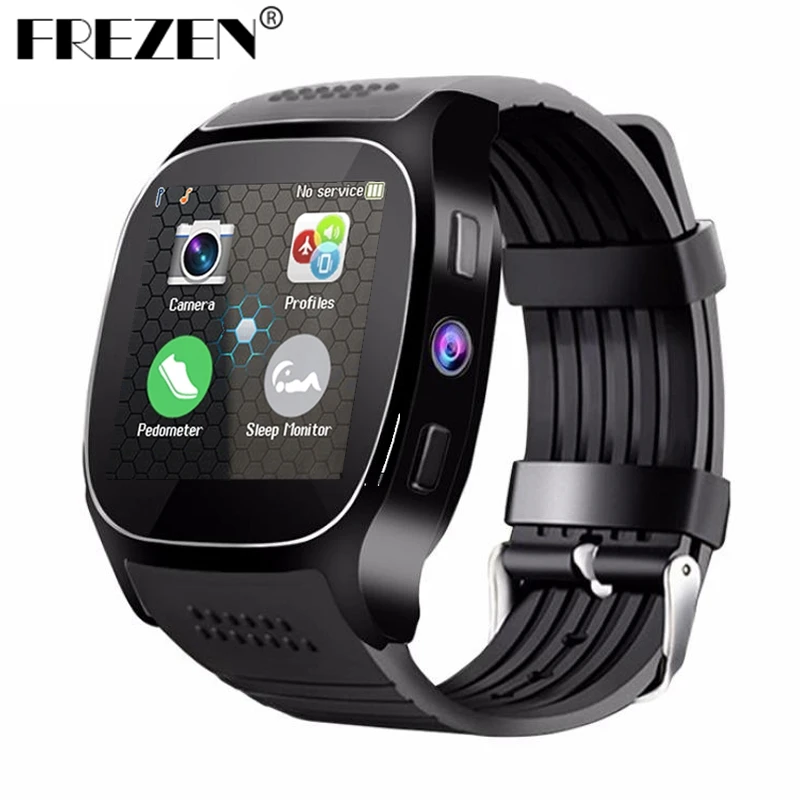 FREZEN T8 Bluetooth Смарт часы с поддержкой 2G SIM TF карты LBS камерой 0.3MP умные спортивные