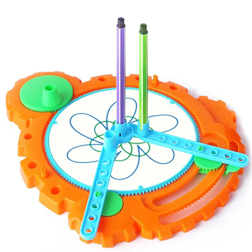Creative Drawing Tools 1set Students Design Geometric Ruler Stationery