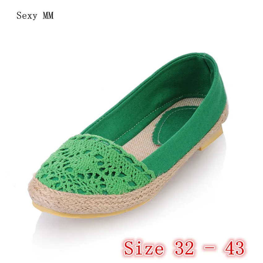 

Slip On Canvas Shoes Loafers Girl Ballet Flats Women Flat Shoes Soft Comfortable Shoes Woman Small Plus Size 32 33 - 40 41 42 43