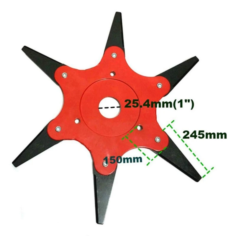 6 зубчатый диск для резания триммер металлические лезвия Триммер головка садовый электротриммер головка для газонокосилки триммер