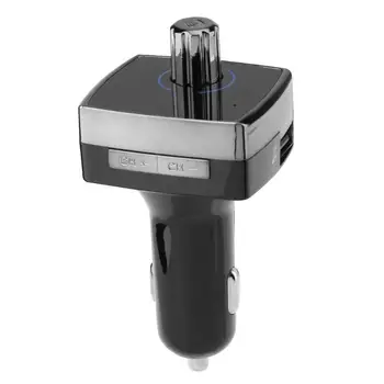 

VODOOL Bluetooth Car Kit Wireless LED Dispaly Dual USB Car Charger Handsfree FM Transmitter Music Player For Smartphone