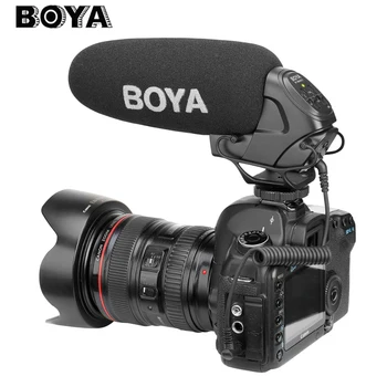 

BOYA BY-BM3031 Microphone Condenser Shot gun Video Camera Mic for Video Nikon Canon Sony pk TAKSTAR microfono condensador