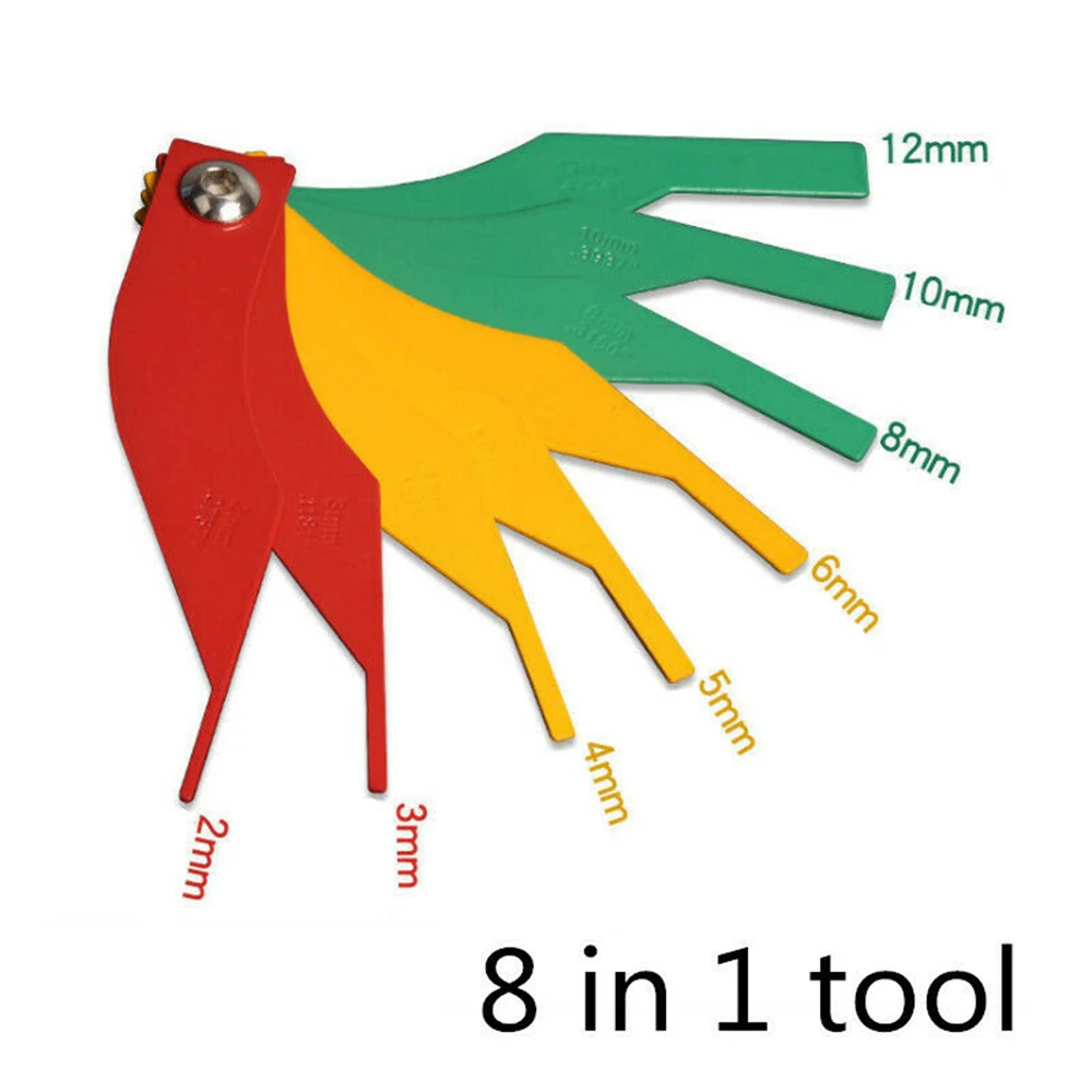 

8-in-1 Thickness Gauge Measure Ruler Tool Automotive Brake Pad Feeler Lining auto product