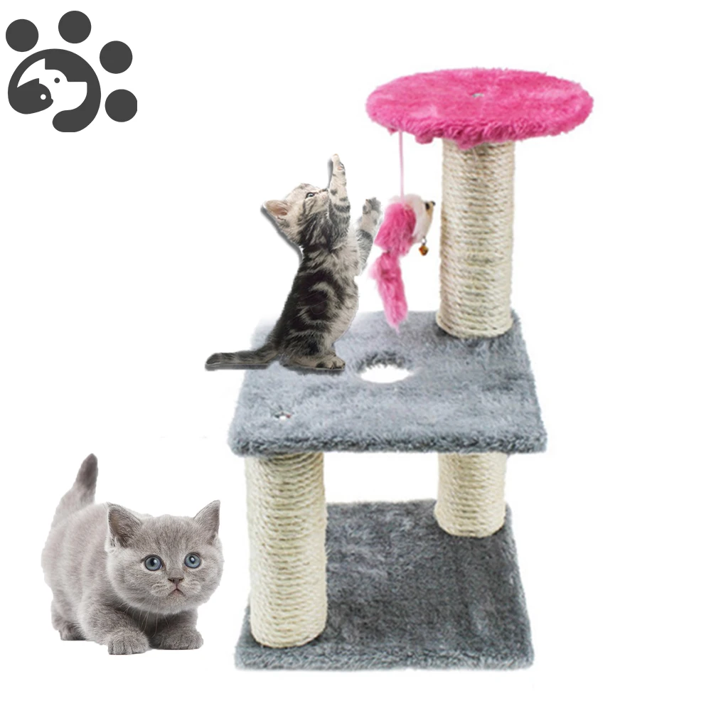

Cat Scratcher Tree for Cats Scratching Post Mouse Scratch for Cats Furniture Plush Cat Climbing Frame Toy Pet Products TY0114