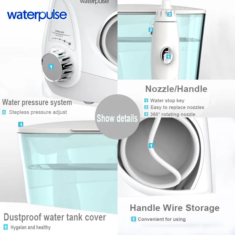 Ирригатор полости рта Waterpulse V600 Электрический Стоматологический
