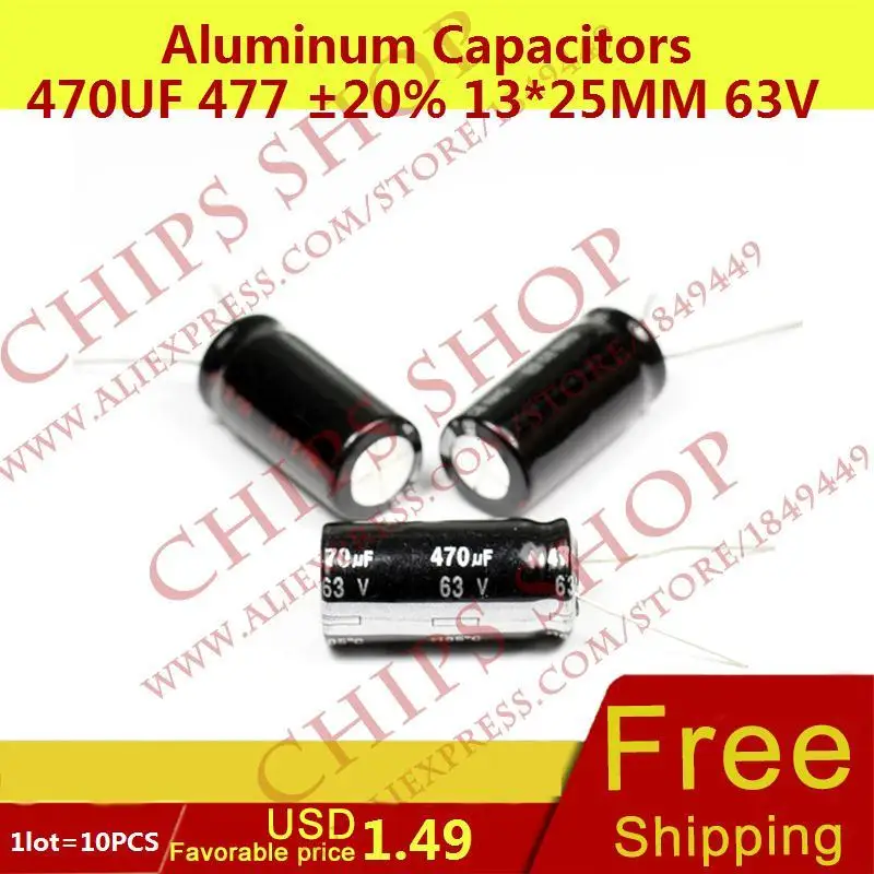 50 V 820uF 1000uF 1200uF 2200uF aluminio los condensadores radial