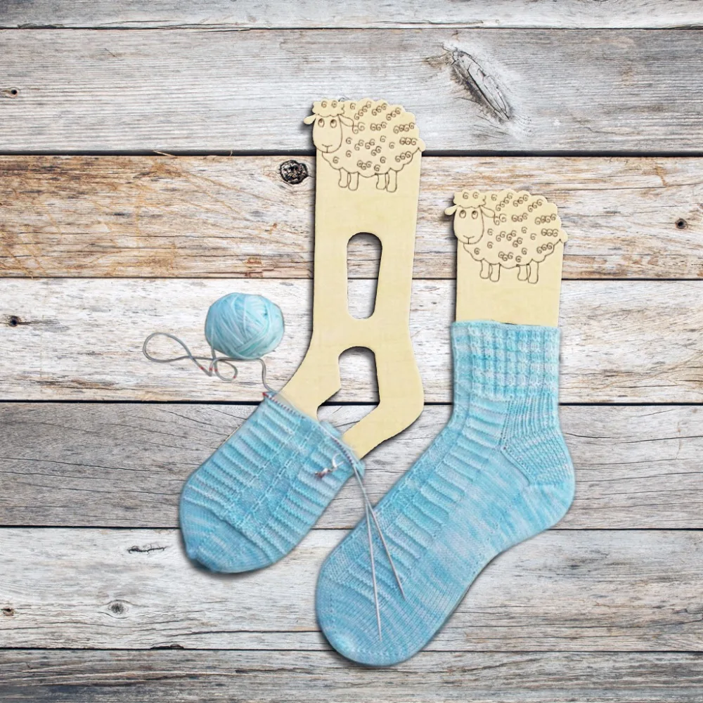 2 шт. носки блокаторы подарок для вязаный деревянный Вязание инструмент идея подарка для мамы сестра подруга