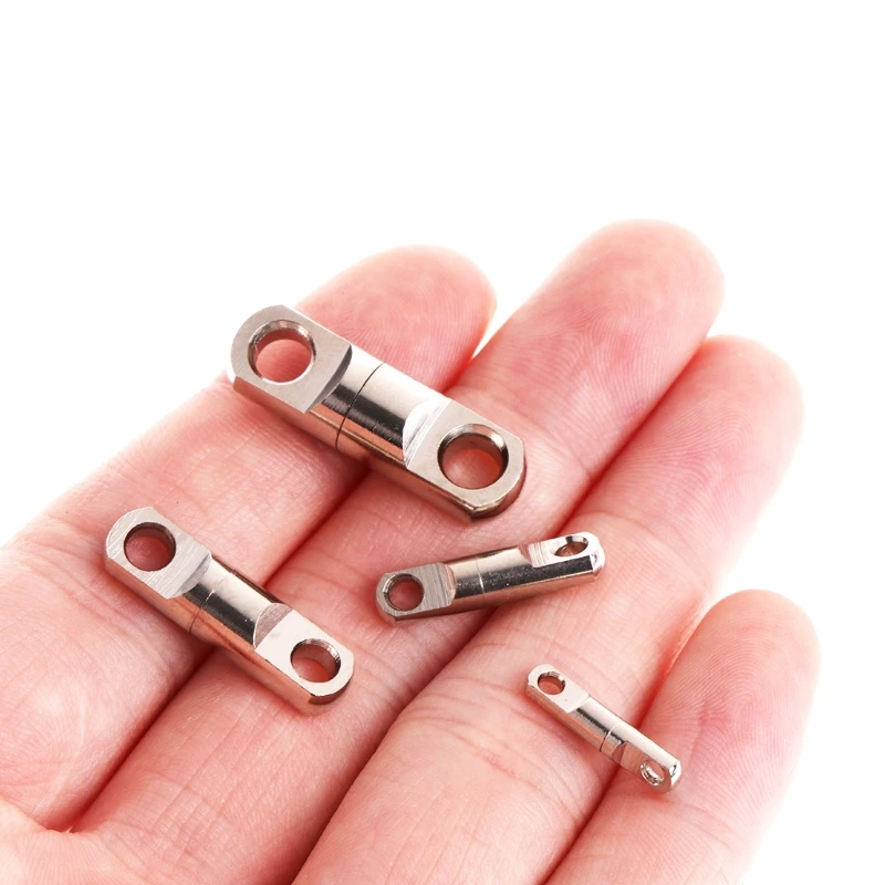 

10 Pcs Stainless Steel Fishing Swivel Rings Lure Connector Accessories Bearing 3