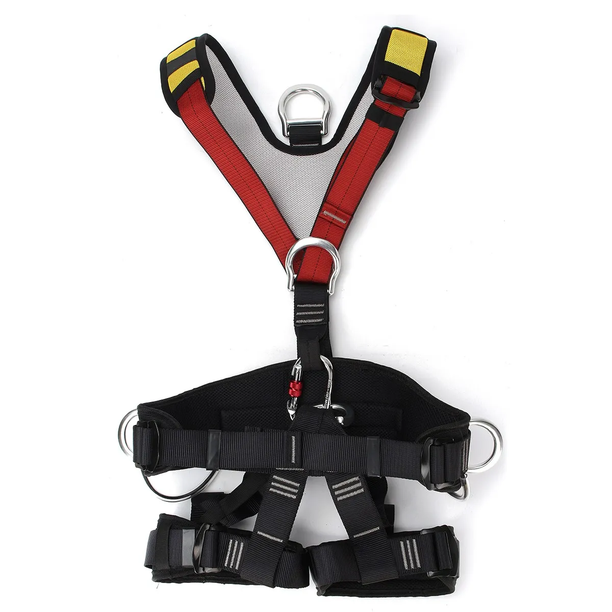 

Professional Outdoor Rescue Rock Climbing Sitting Bust Belt Safety Seat Rappelling Harness Full Body Rescue Climbing Belt