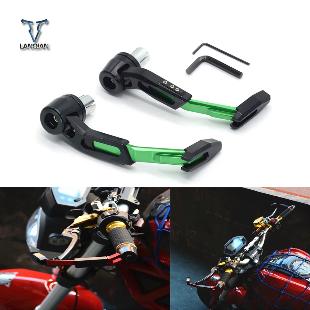 Universal 22mm Motorcycle Motocross Handlebar Clutch Brake Lever Protect Guard for   KTM 150 EXC450 Kawasaki MotocrossYZ YZF WR