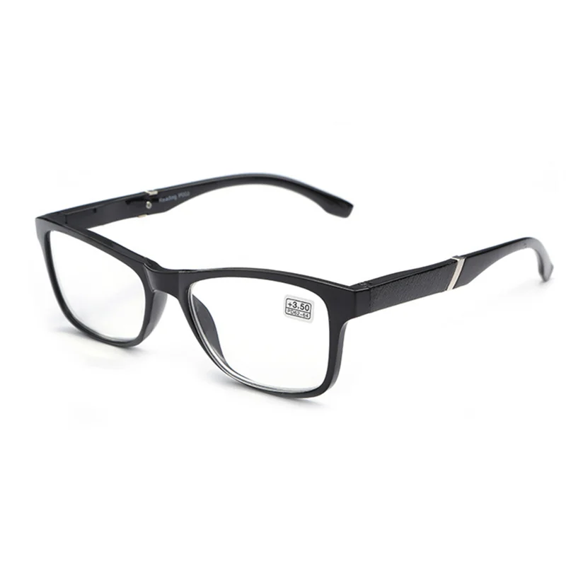 XojoX, мужские очки для чтения, линзы из смолы, модные пресбиопические женские белые очки, очки для дальнозоркости, диоптрий+ 1,0 1,5 2,0 2,5 3,0 3,5 - Цвет оправы: C1