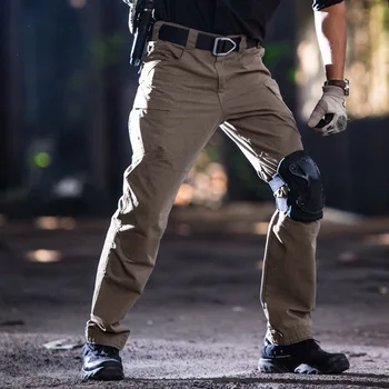

M3 Militar Gear Waterproof Telfon Rip-stop Tactical Pants Men SWAT Combat Cargo Army Pants New Fabric Cotton Military Trousers