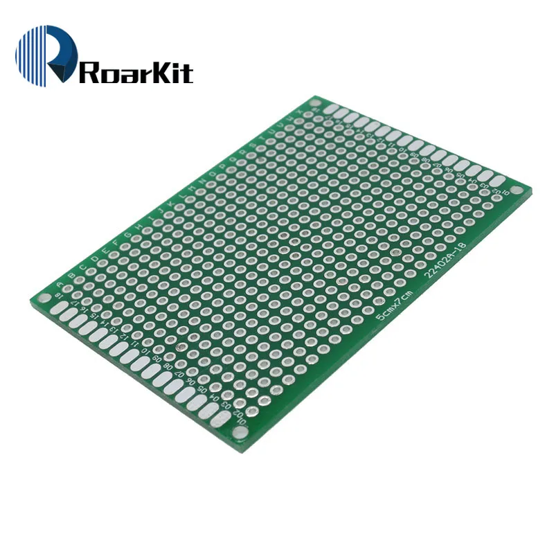 20 шт 5x7 4x6 3x7 2x8 см двухсторонний медный Прототип pcb универсальная плата стекловолокна доска для Arduino