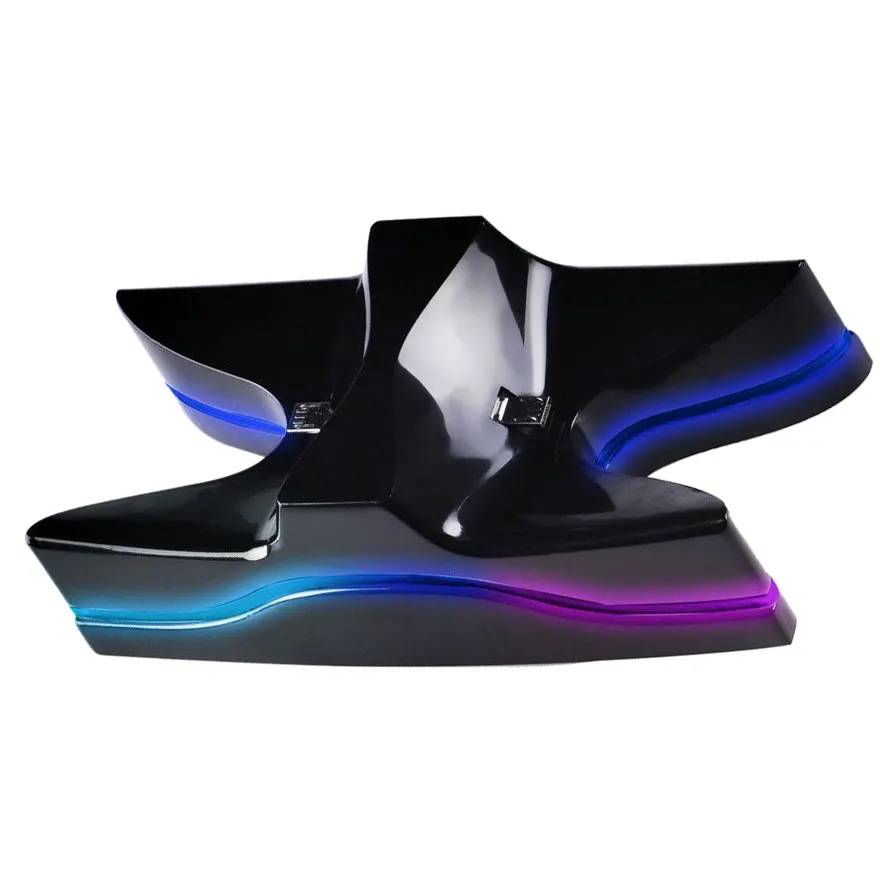 Colorful Charging Stand for PS4 Joystick Dual Game Controller LED DC5V Dual Controllers Charger Stand Fast Charging Dock Station Colorful Charging Stand for PS4 Joystick Dual Game Controller LED DC5V Dual Controllers Charger Stand Fast Charging Dock Station