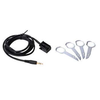 

3.5mm AUX Cord CD6000 Head-Units Audio Adapter Cable for Ford Focus Mk2 2005 high quality MP3 Player aux input adapter