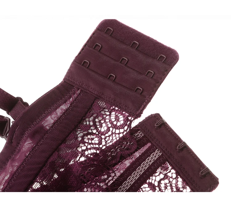 TERMEZY New Top Sexy Underwear Set Women Wireless Brassiere Push up Bra and Panty Sets Embroidery Solid color Lingerie Set  (14)