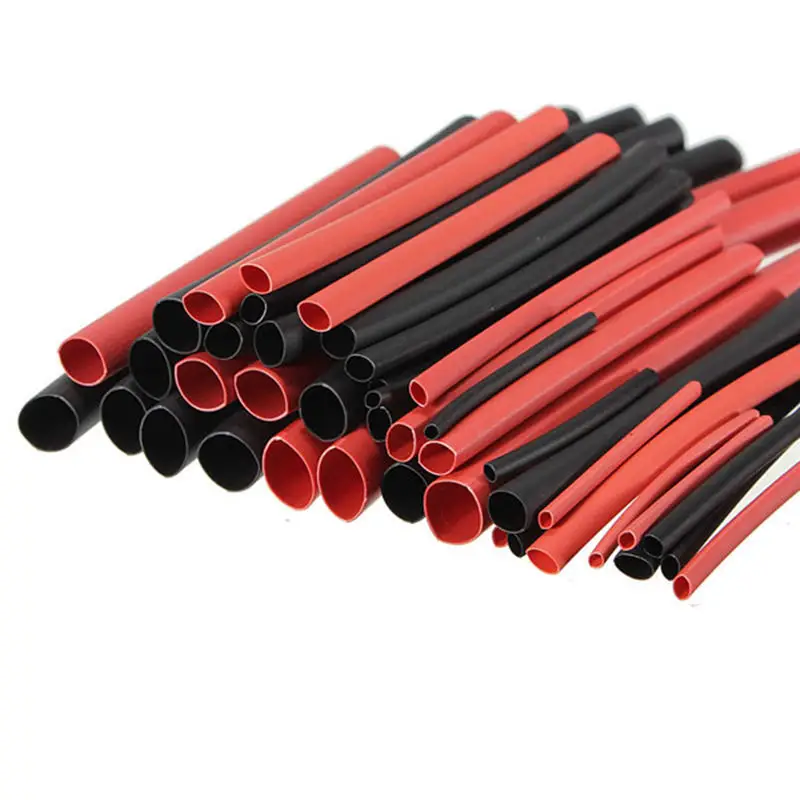 

42 pcs/pack 2:1 Polyolefin H-type Heat Shrink Tubes Red Black mixed Sleeving Assorted Wrap Wire Promotion -55 to +125 degree