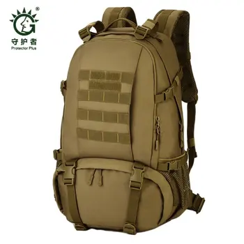 

N 2017 Protect Plus Unisex Travel Rackpack Camping Hiking Trekking Camouflage Military Army Tactical Outdoor Bag 35L-40L