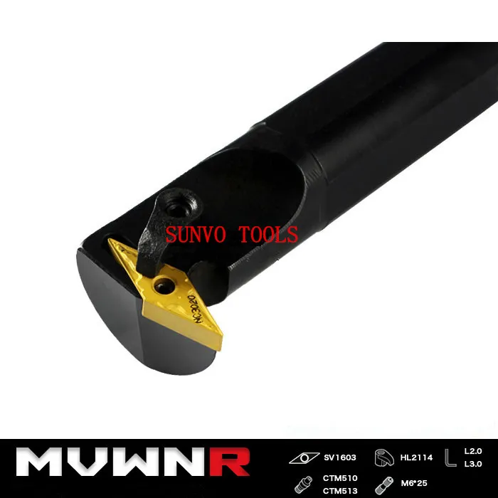 S32T MVWNR16 MVWNL16 Turning tool holder for Use VNMG160404/08 insert