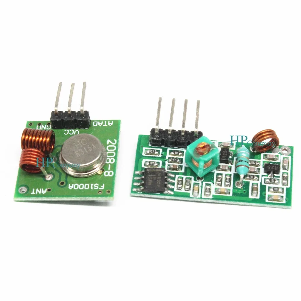 

1pair 315MHZ RF Transmitter And Receiver 315M Link Kit For Arduino ARM MCU DC 5V External Antenna AM Mode VCC Voltage Module