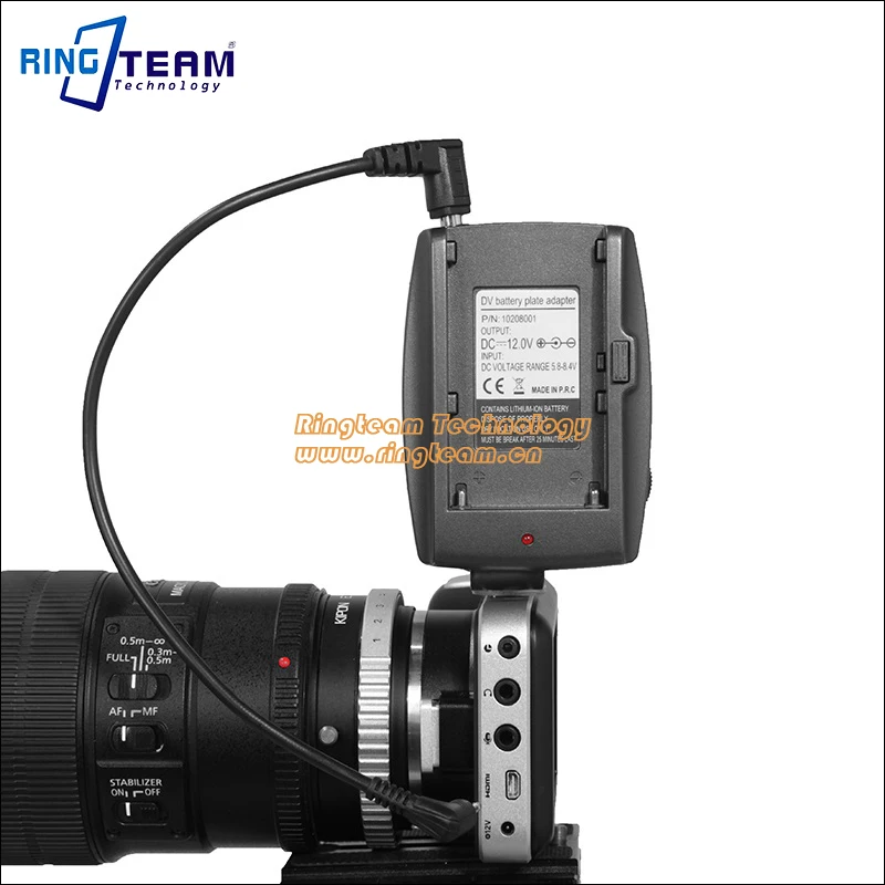 NP-F970 батарея DC 12 В блок питания система крепления Адаптер Пластина держатель для BMPCC 6 к BMPCC6K Blackmagic карманные кинокамеры 6 к
