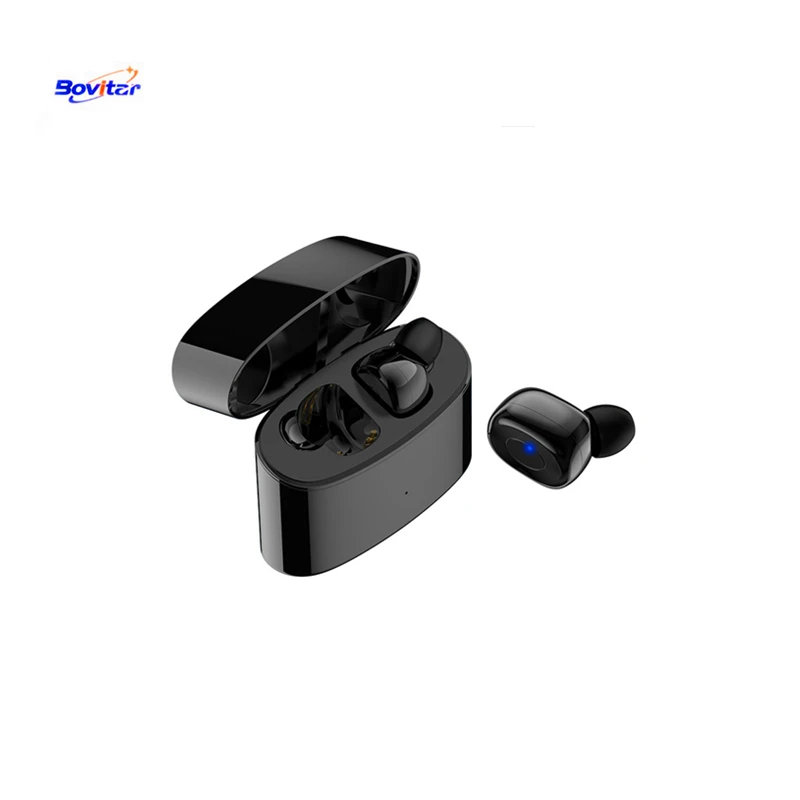 Bovitar TWS Earbuds Wireless Bluetooth Earphones Stereo Headset Bluetooth Earphone With Mic and Charging Box For Smart Phone