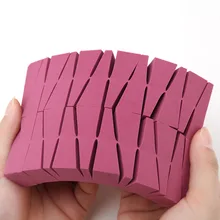 Увеличенный Наклонный разрез Порошковая пудра с водой 24 вырезать треугольник с 5 цветов косметический спонж макияж