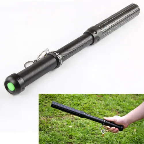 1800LM T6 Telescopic Zoom Long Tactical Self Defense Flashlight Baseball Bat NEWin Flashlights