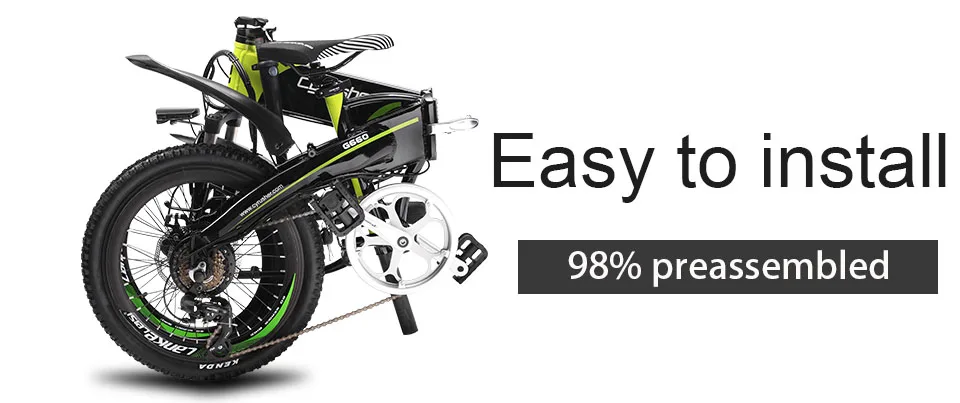 Clearance Cyrusher XF500 250W 48V brushless motor electric bike full suspension folding 7 speeds e bike 5