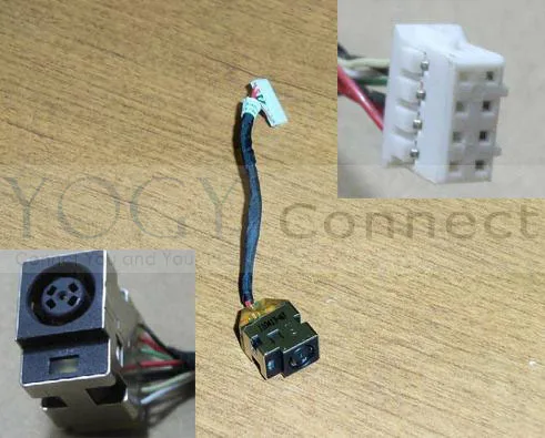 

1x New DC Jack with Cable Connector Socket fit for HP G6-1000 1325SA 1240SA 1223SA DD0R15AD000