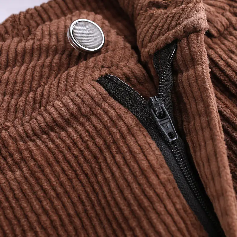 Женские вельветовые юбки больших размеров 3XL 4XL осенне зимняя модная юбка с