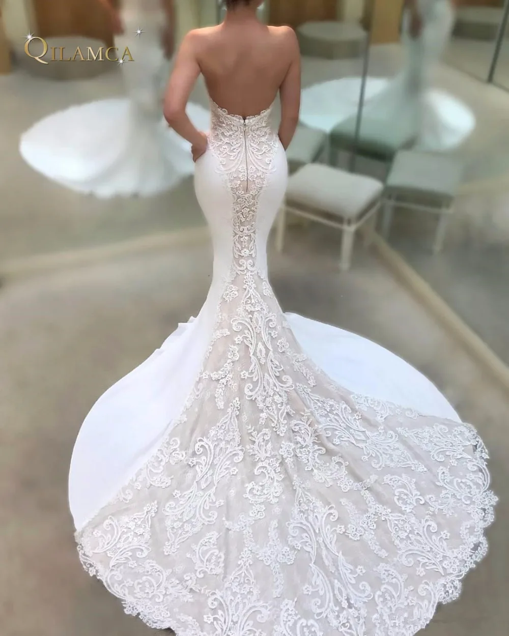 sexy-sweetheart-bodice-wedding-dresses-mermaid-cathedral-traipliques-lace-vestido-de-novia