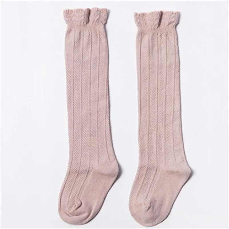 1 пара Демисезонный 0-3 Детские носки для младенцев Девочки новорожденных малышей Кружевные гольфы длинные гольфы милые носочки Infantile милые носочки