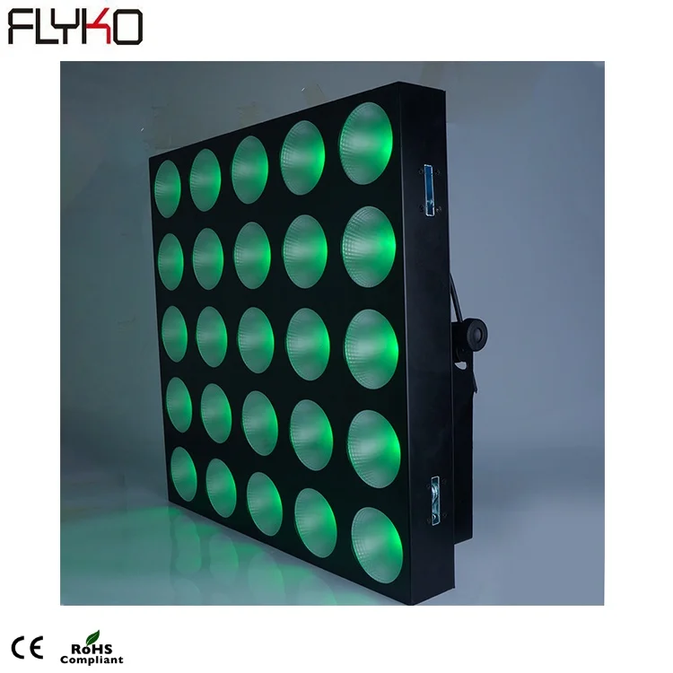

Free shipping LED 25 X 30w RGB 3in1 led matrix for concert show night club bar
