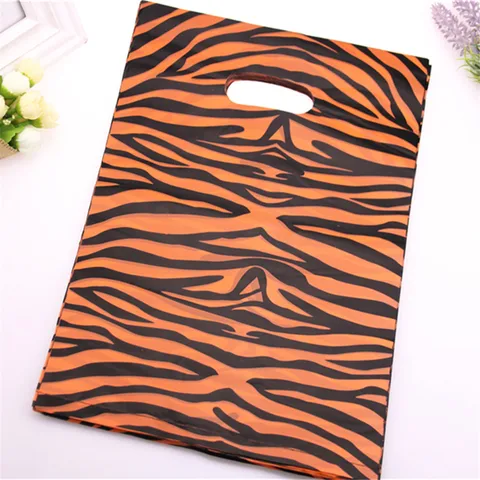 Pacote de Presente de Luxo Bolsas de Plástico Bolsas de Embalagem de Roupas Novo Design Atacado – Lote 25*35cm Moda Tarja Íntimas 100 Pçs
