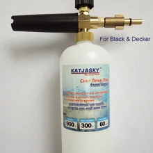 10 шт. автомойка пены пистолет fit черный Decker BS AQT медь высокого давления Омыватель пены генератор снег пузырь пенообразователь мыльный распылитель