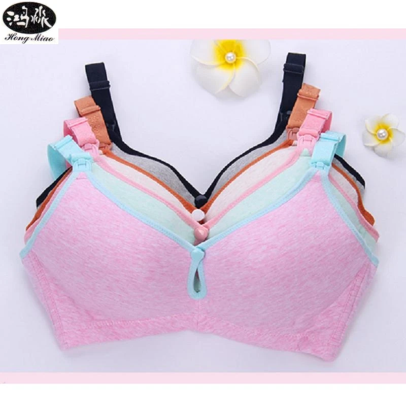 High Quality Maternal Breastfeeding Bra Essential Cotton Nursing Bra Gather Prevent Sagging Maternity Bra Underwear