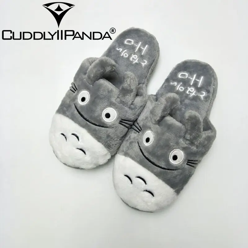 CuddlyIIPanda домашние тапочки для пар МИЛЫЙ Тоторо прекрасный кот мужчины и женщины