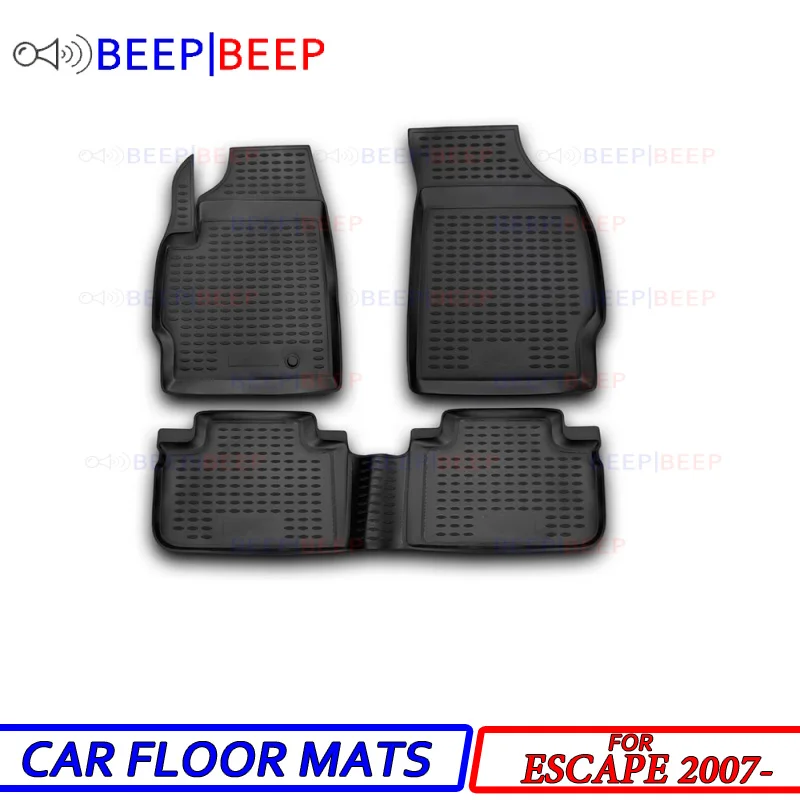 

For Ford Escape 2007- car floor mats carpets auto floor mat dust proof water proof car styling interior decoration protection