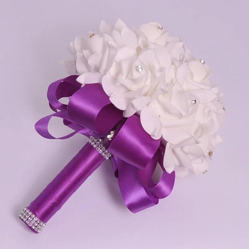 New cheerleading Pom Poms Pinch angle PE foam bouquet bride holding flower style