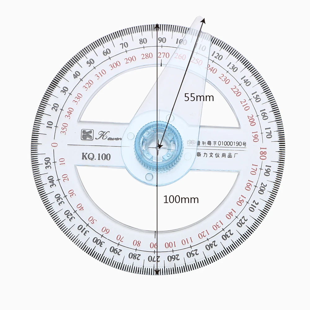 NICEYARD 10 см круговой поворотный рычаг угол искатель измерительные инструменты пластик 360 градусов указатель линейка транспортира