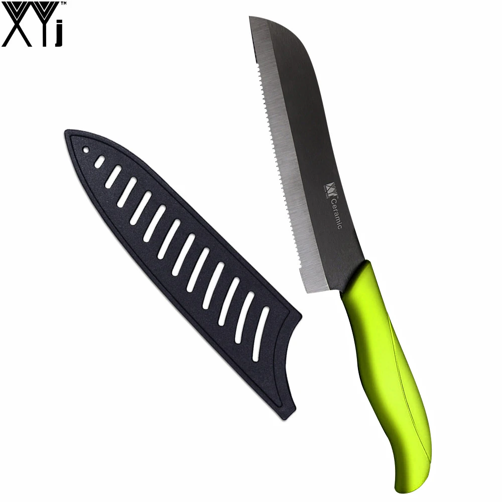New Style 5 inch Santoku Knife Best Kitchen Knife XYj Brand Green