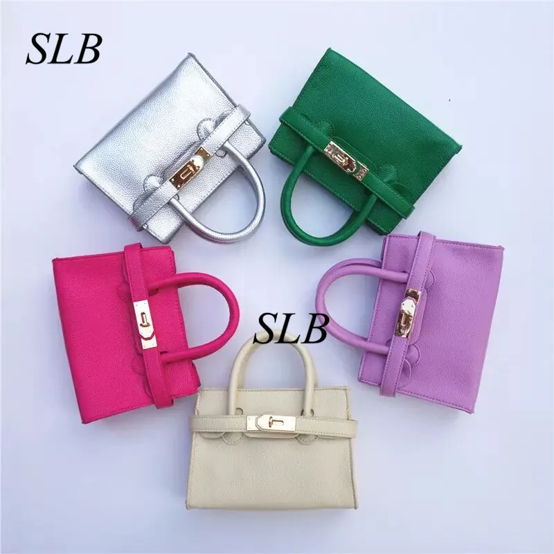 

2018 Kids Bag New Brand Lock Bags Children's Handbags Kids Totes Girls Mini Bags Little Baby Toddler Girl Gift Handbags