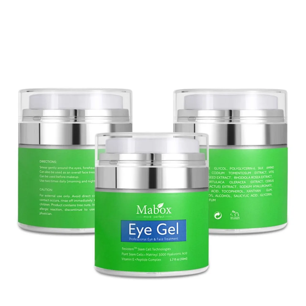 50ML Eye Gel Anti Wrinkles Fine Lines Dark Circles Remover Puffiness