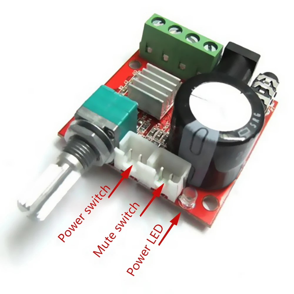HoBiMart небольшой цифровой аудио усилитель 12 вольт доска 10 Вт+ 10 Вт двухканальный ПК усилитель мощности класса D стерео Ampli комплект# LU03