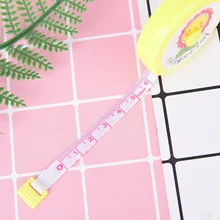 Портативная мини-рулетка ZLinKJ 150 см, измеряемая Выдвижная Метрическая линейка ремня, сантиметр, Детская линейка высоты