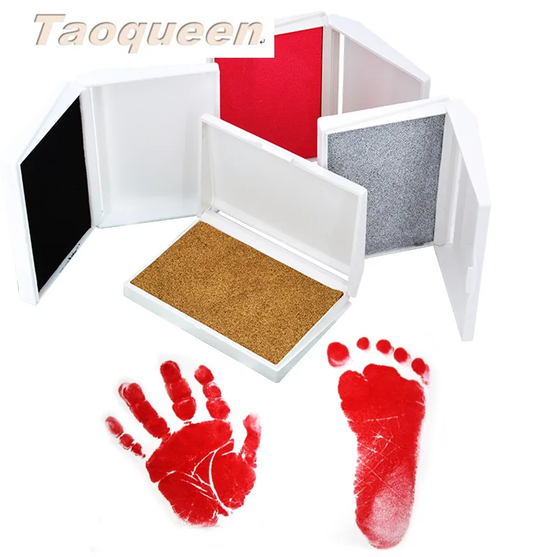 Taoqueen Baby Care Non-Toxic Baby Handprint Footprint Imprint Newborn Hand Foot Print Pad Infant Clay Toy Taoqueen Baby Care Non-Toxic Baby Handprint Footprint Imprint Newborn Hand Foot Print Pad Infant Clay Toy