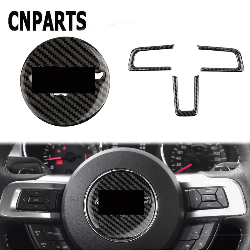 CNPARTS 3 шт. автомобильные аксессуары Чехлы для Ford Mustang 2015 2016 2017 GT500 GT 350 отделка из