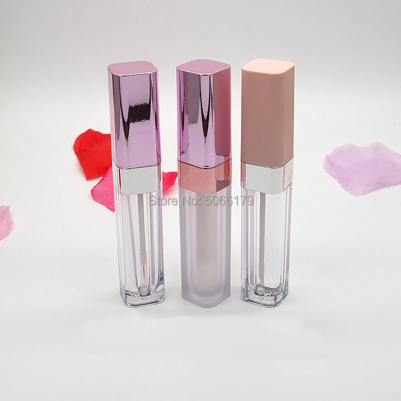 

10/30/50pcs 6.5ML Matte Clear Square Cosmetic Eyeliner Tube, Beauty Makeup Tool Lipstick Bottle, Lip Gloss/Lip Balm Container
